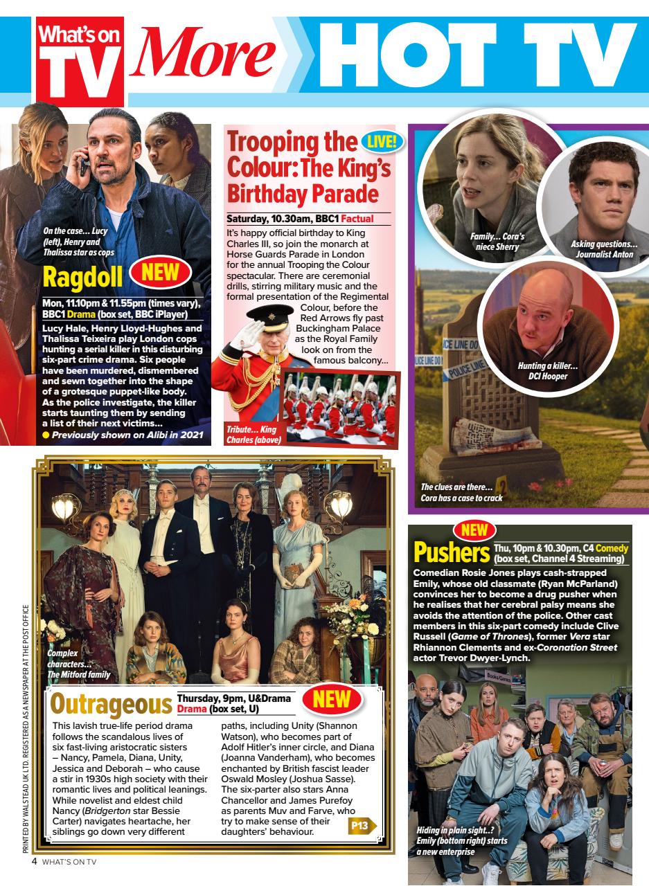 What's on TV Preview Pages
