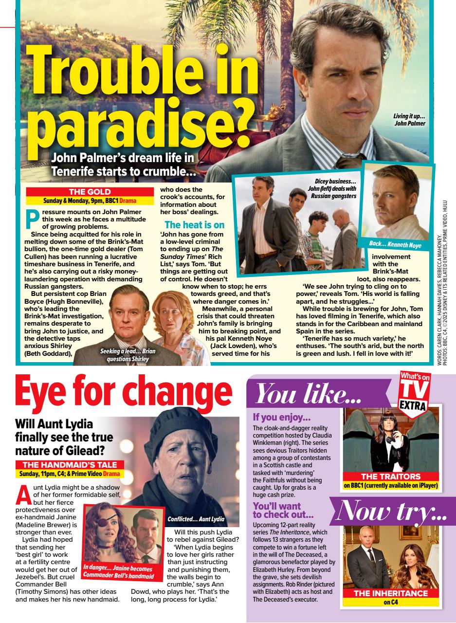 What's on TV Preview Pages