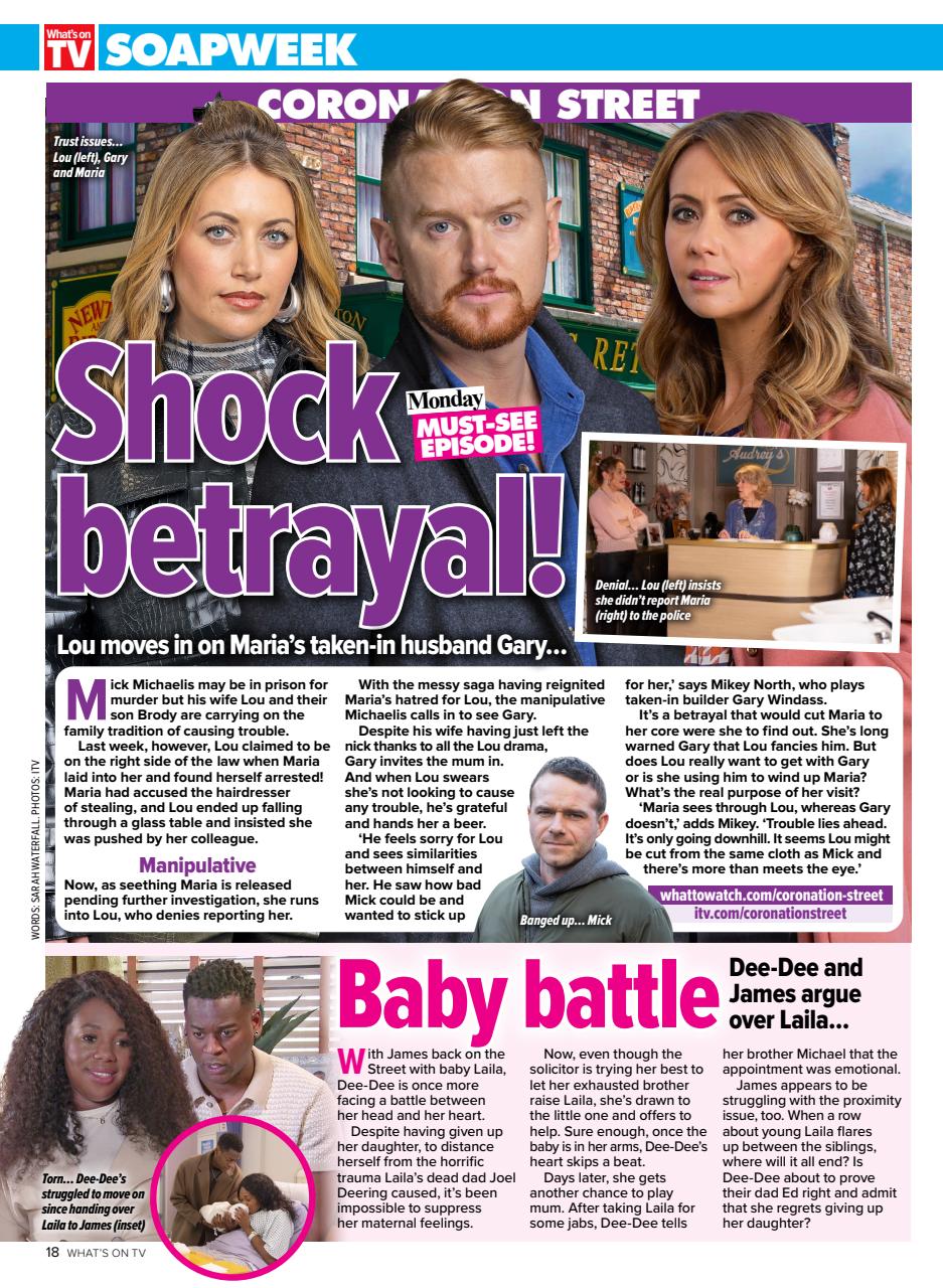 What's on TV Preview Pages