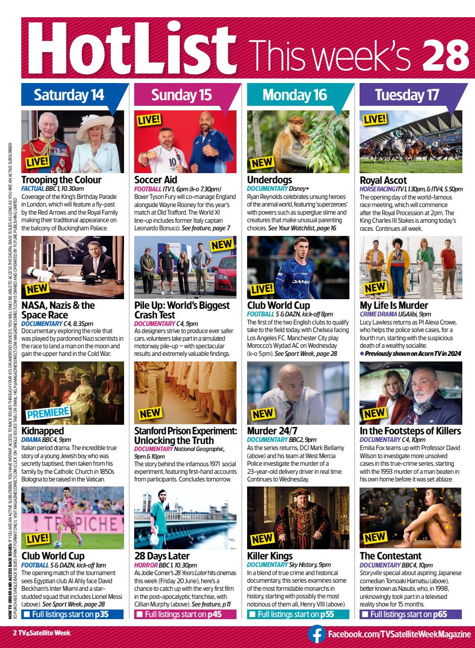 TV & Satellite Week Preview Pages