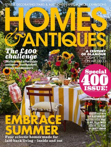 Homes & Antiques Magazine issue August 2025