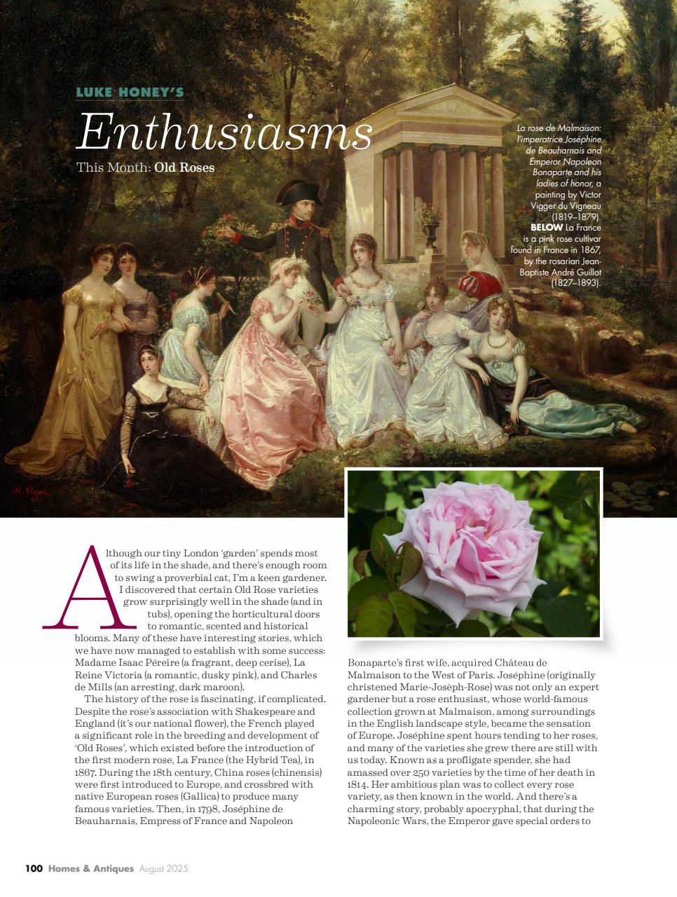 Homes & Antiques Magazine Preview Pages