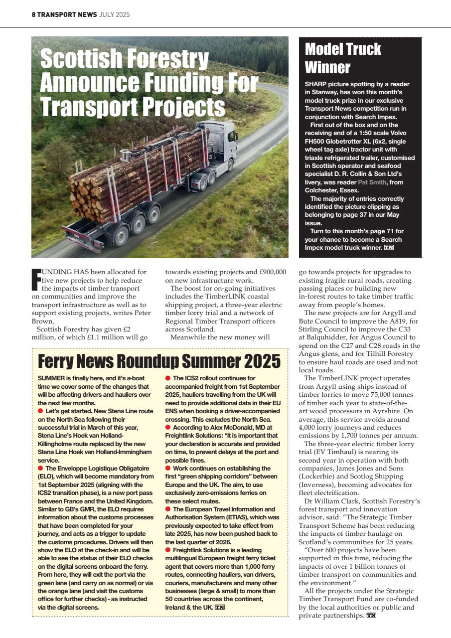 Transport News Preview Pages