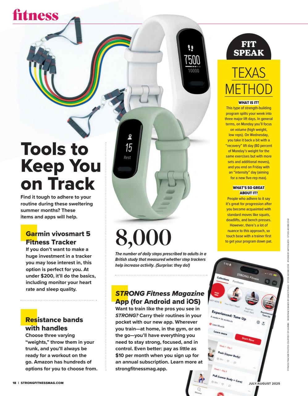 Strong Fitness Preview Pages