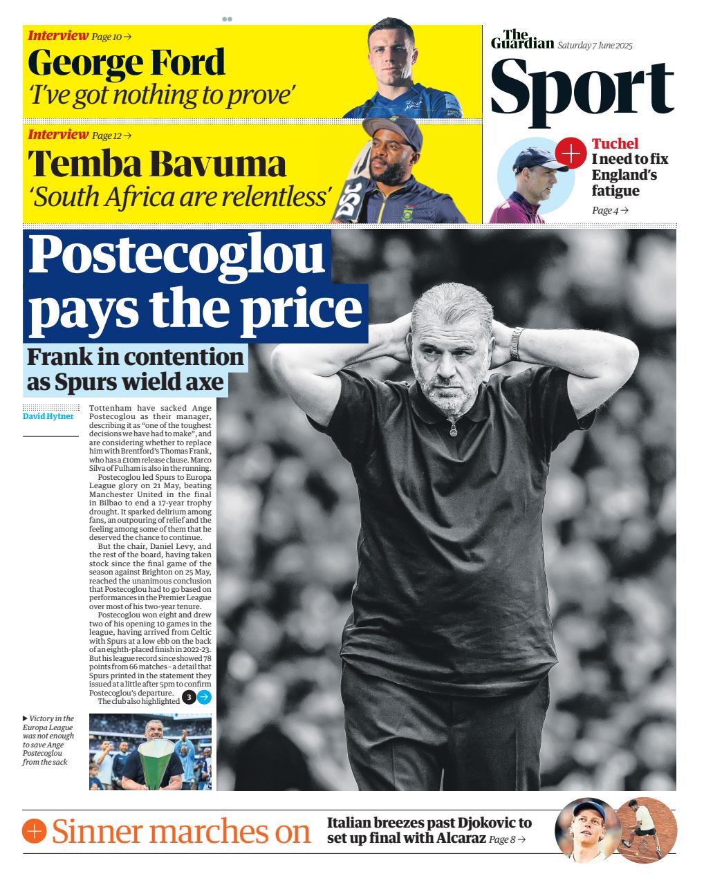 The Guardian Newspaper Preview Pages