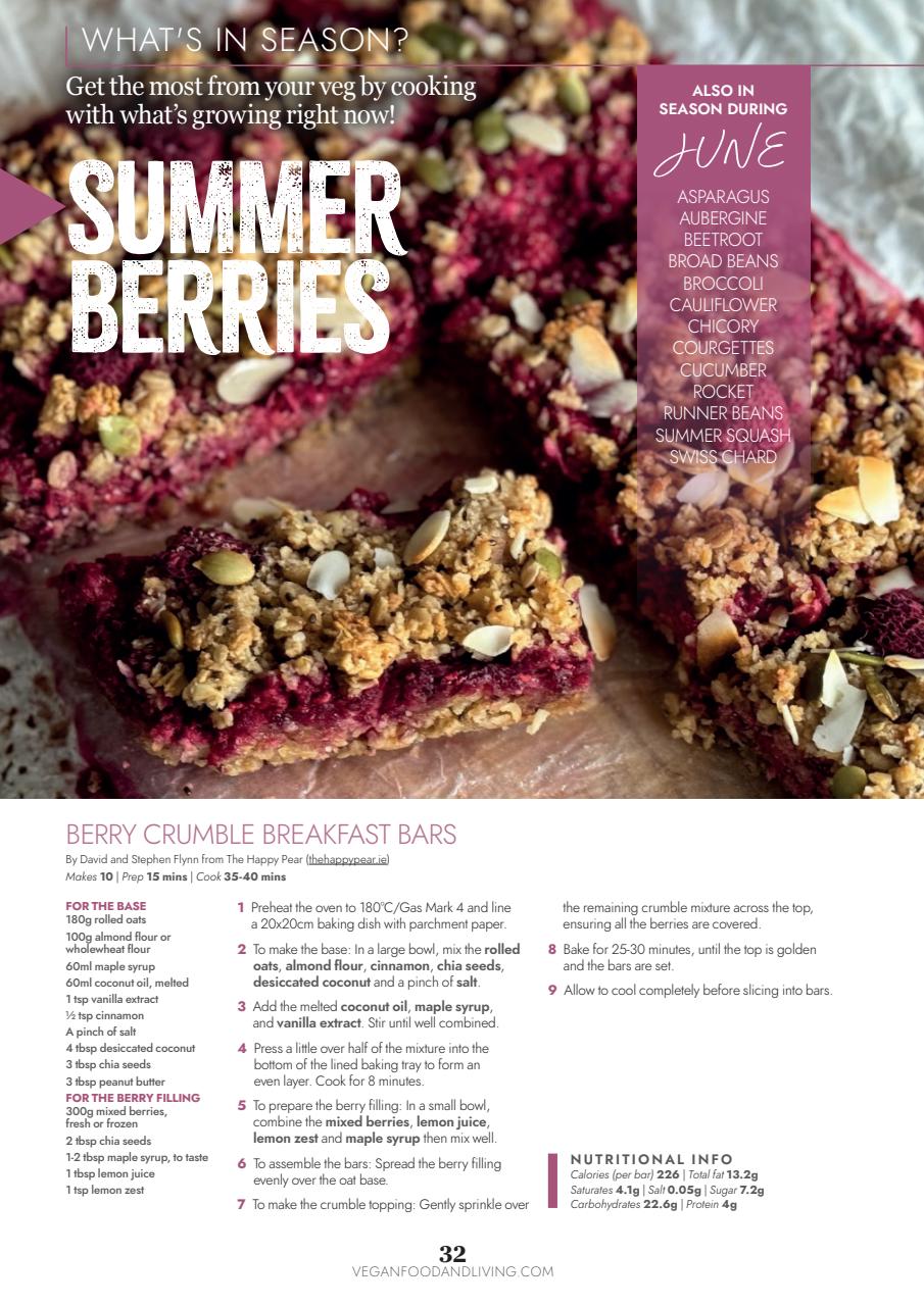 Vegan Food & Living Magazine Preview Pages