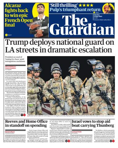 The Guardian Newspaper issue Monday, 09 June 2025