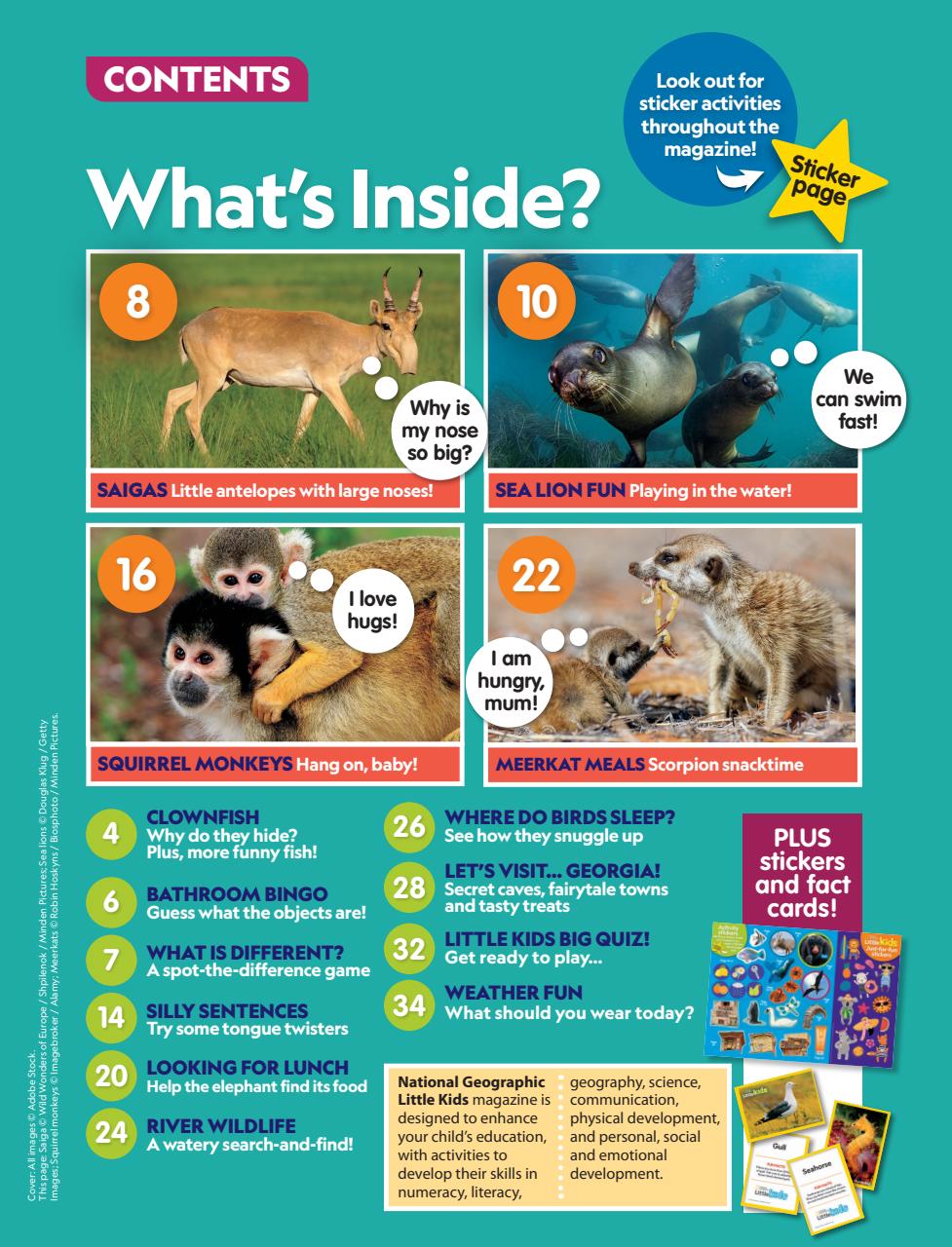 National Geographic Little Kids Preview Pages