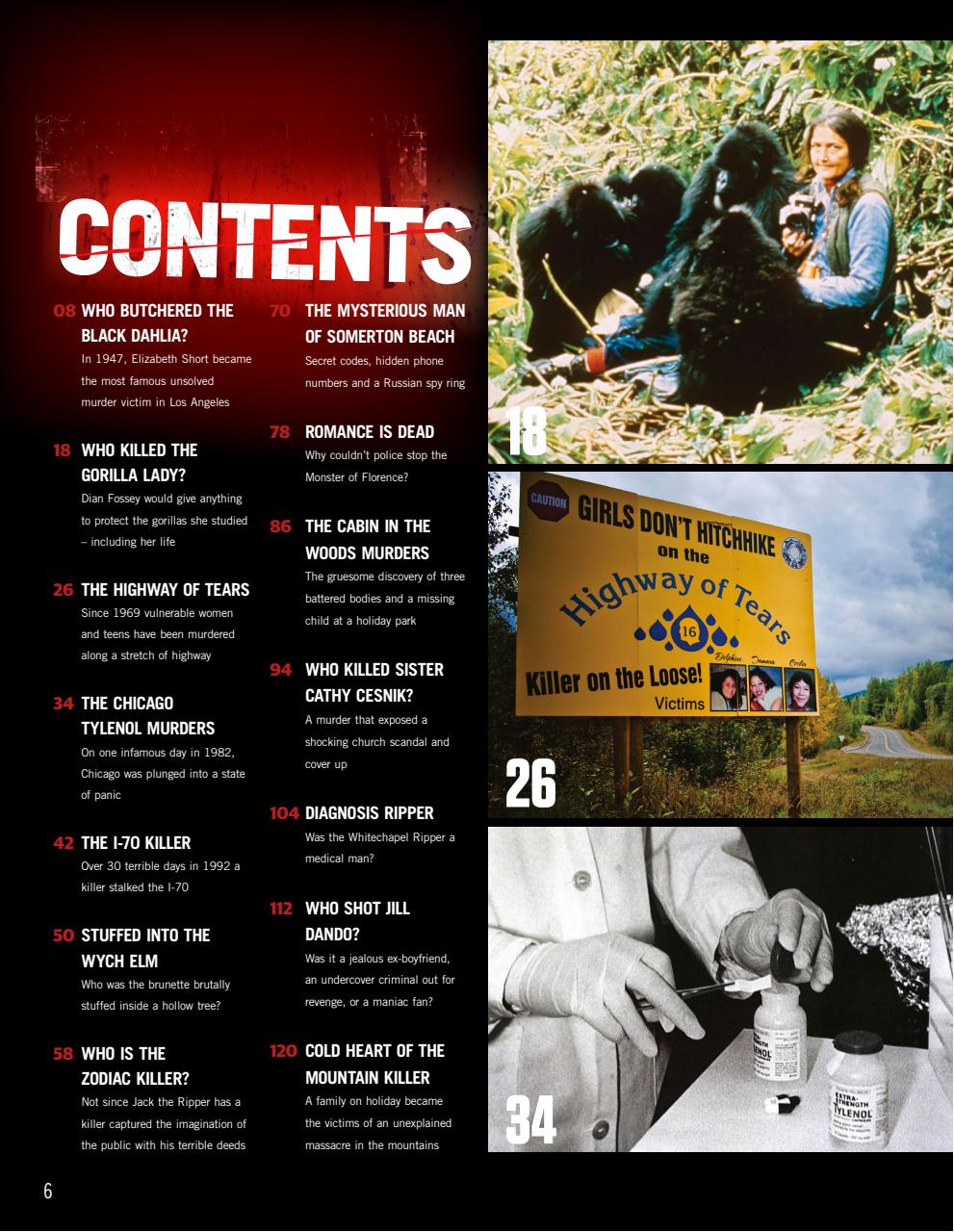 Real Crime Bookazine Preview Pages
