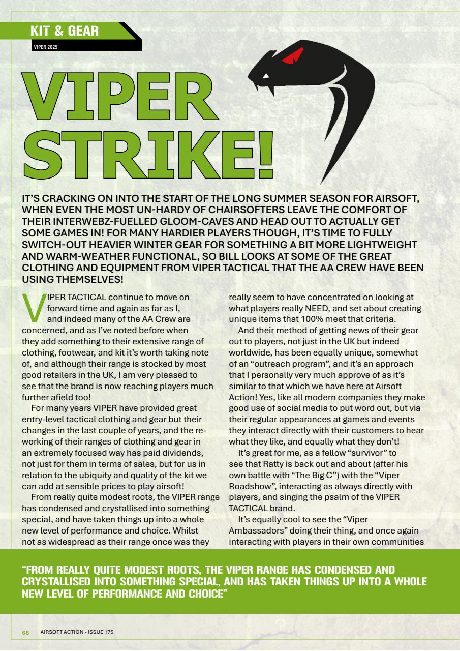 Airsoft Action Preview Pages