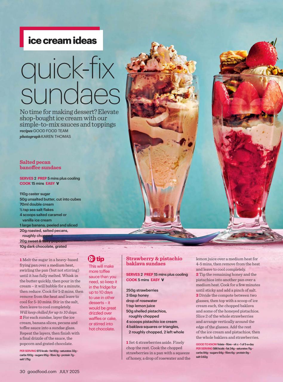 Good Food Magazine Preview Pages