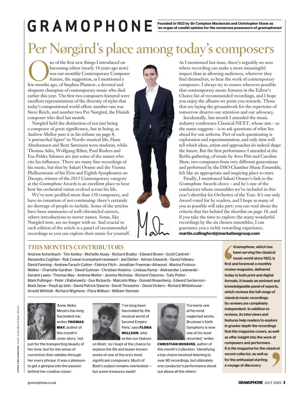 Gramophone Preview Pages