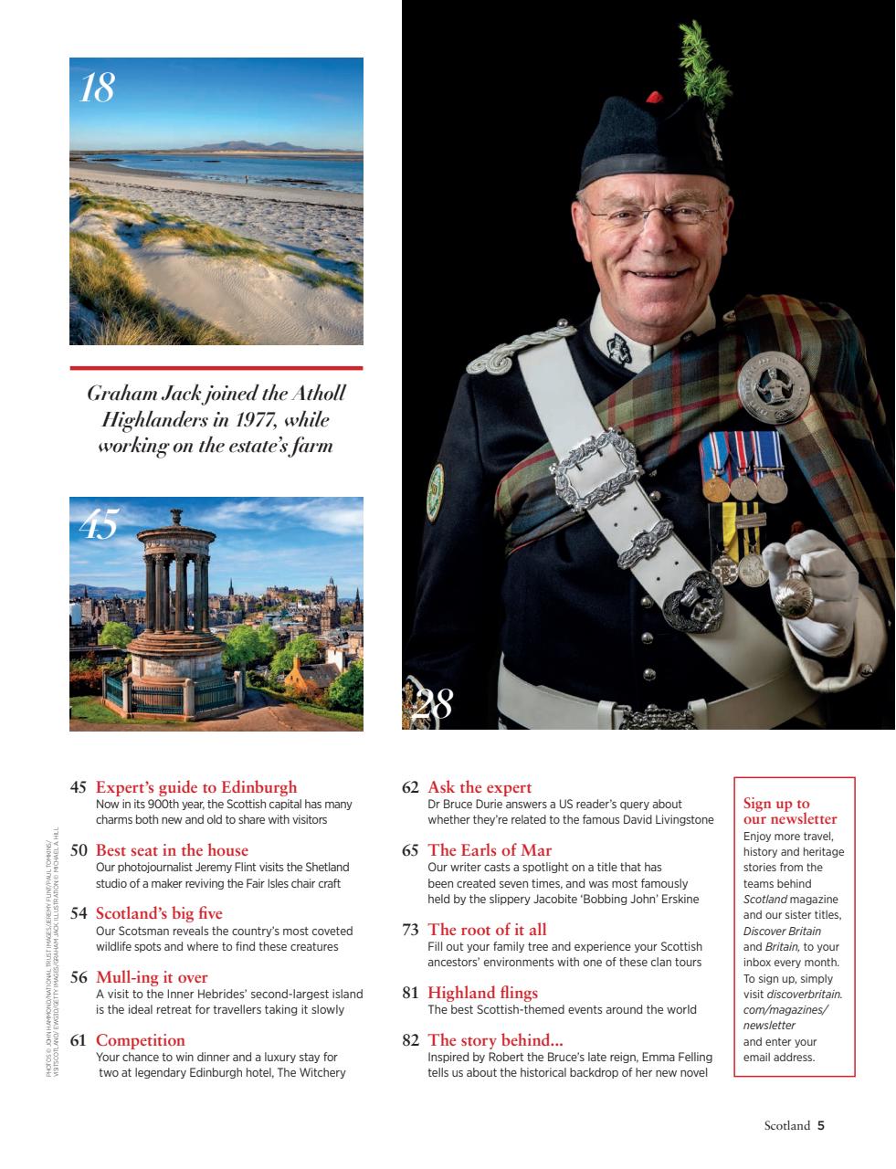 Scotland Magazine Preview Pages
