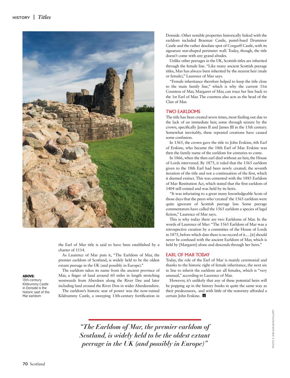 Scotland Magazine Preview Pages