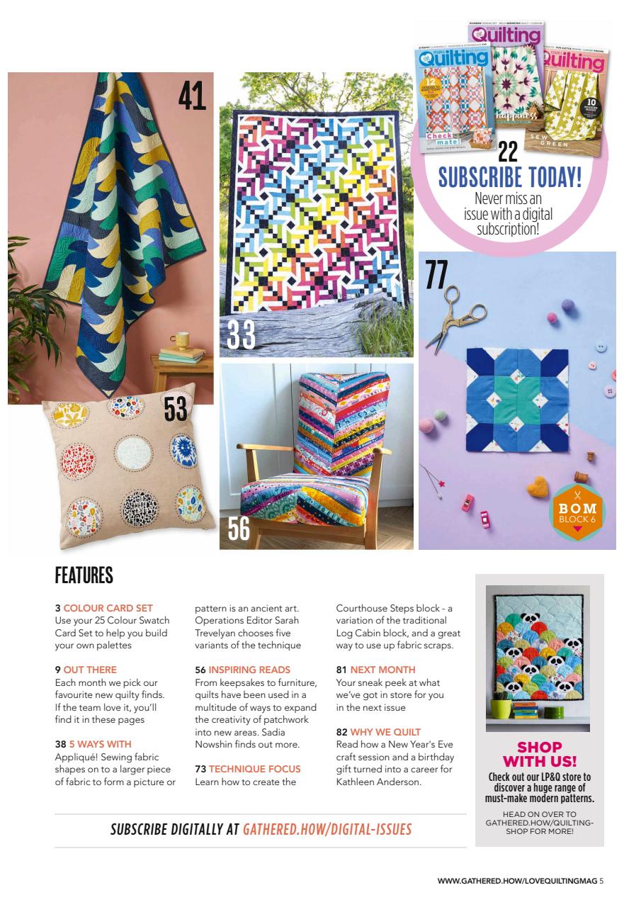 Love Patchwork & Quilting Preview Pages