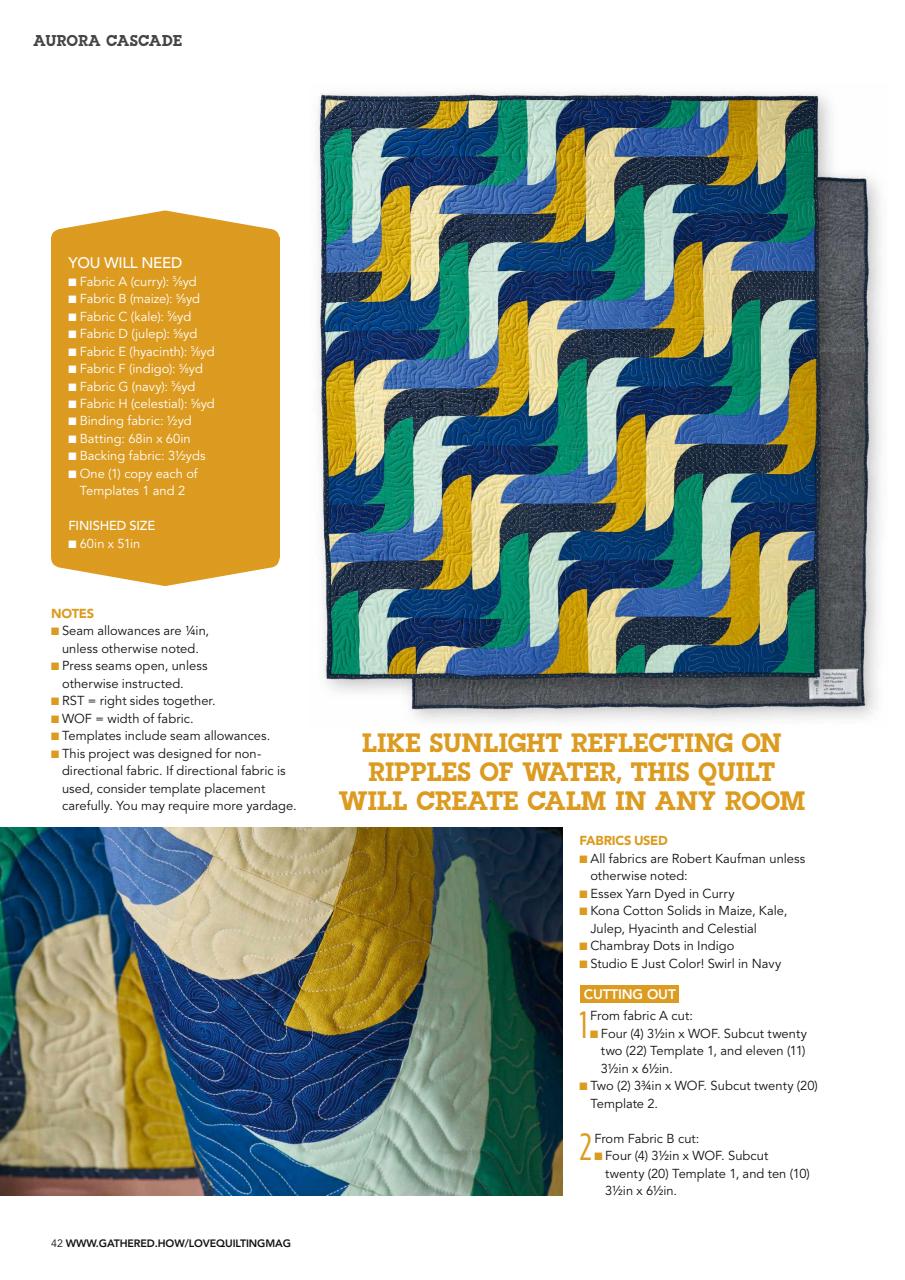 Love Patchwork & Quilting Preview Pages