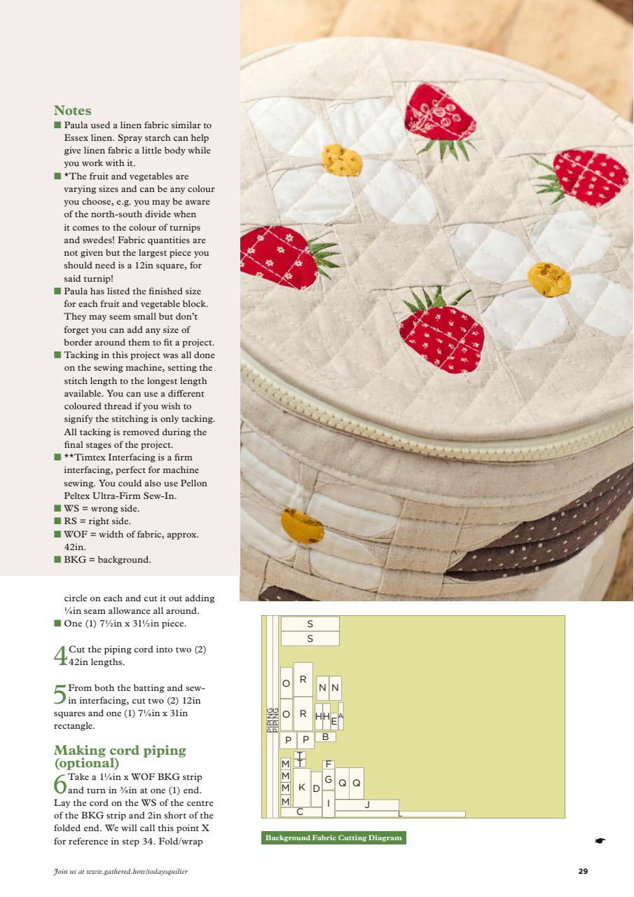 Today’s Quilter Preview Pages