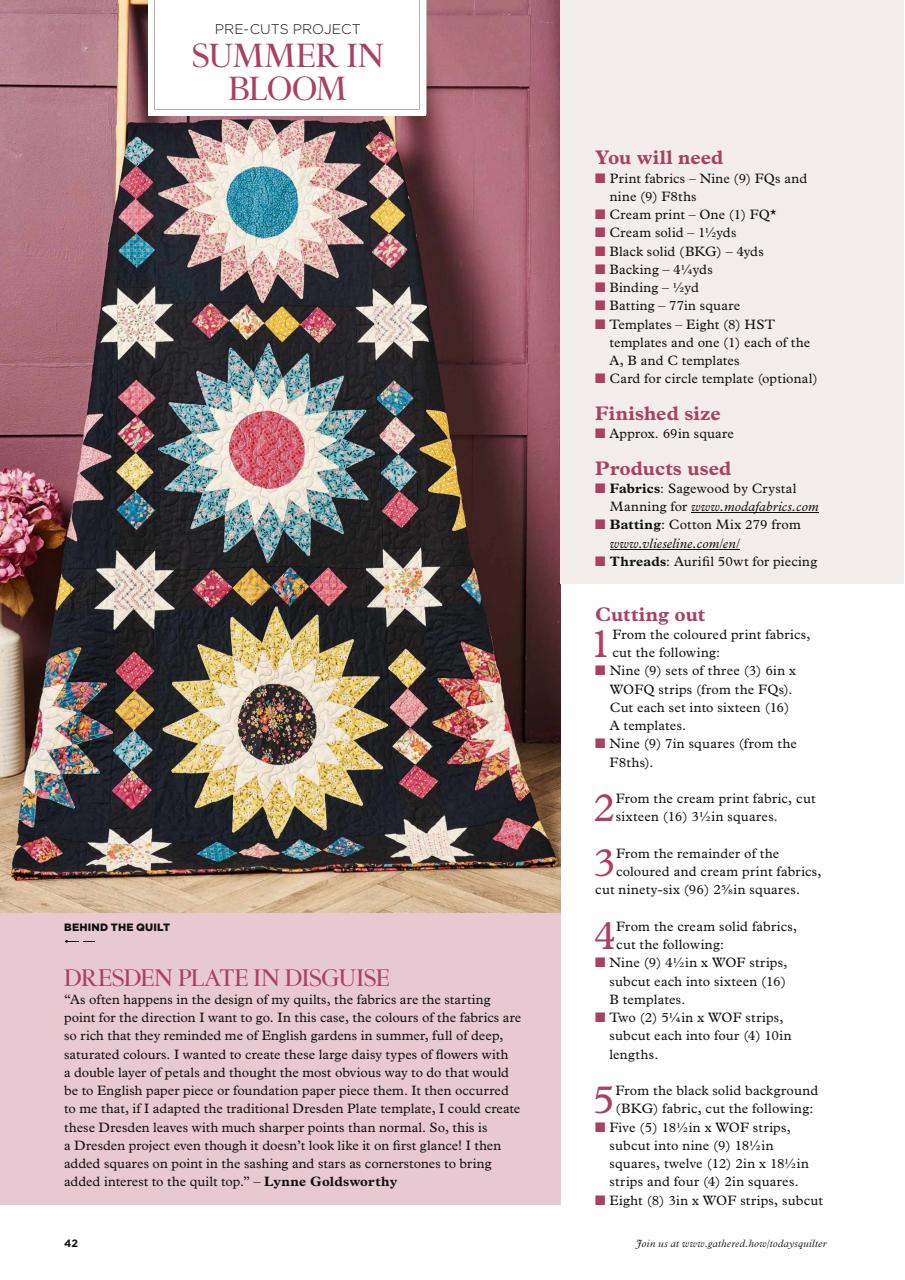 Today’s Quilter Preview Pages