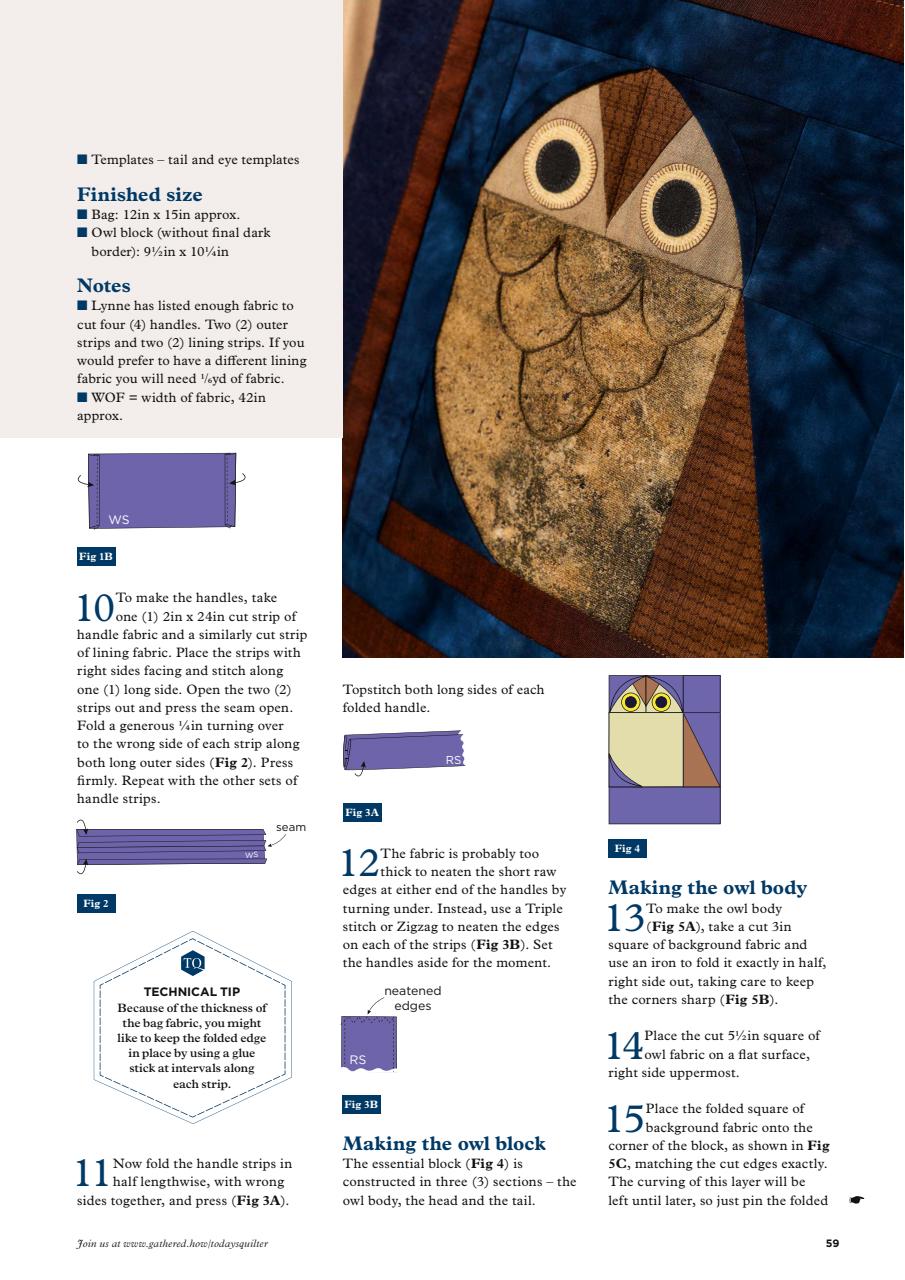 Today’s Quilter Preview Pages