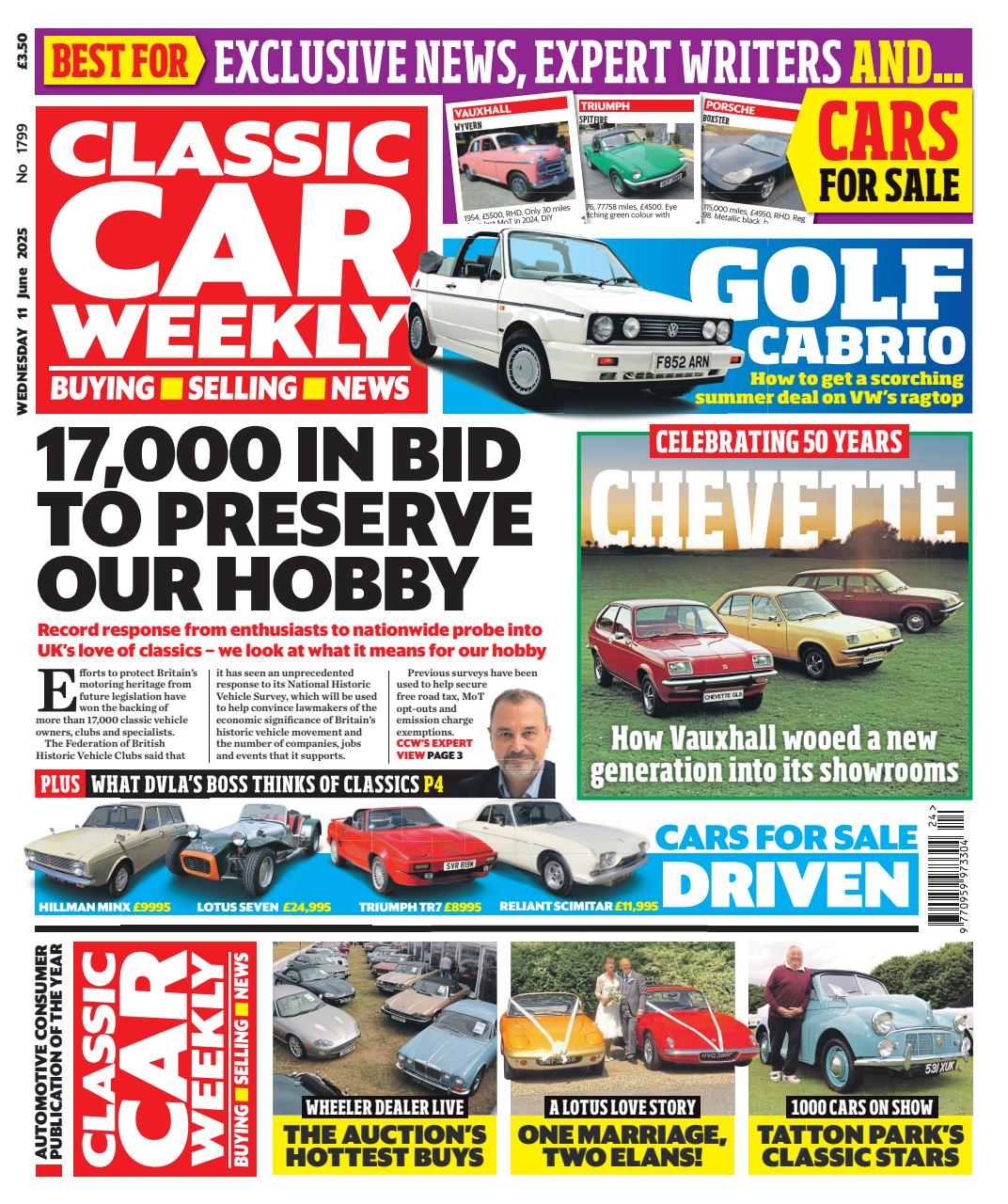 Classic Car Weekly Preview Pages
