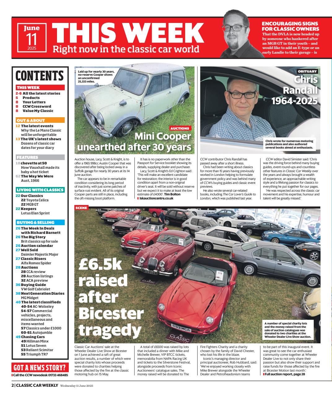 Classic Car Weekly Preview Pages