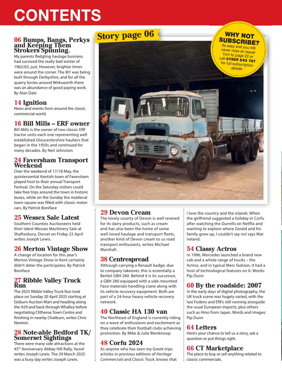 Classic Truck Preview Pages