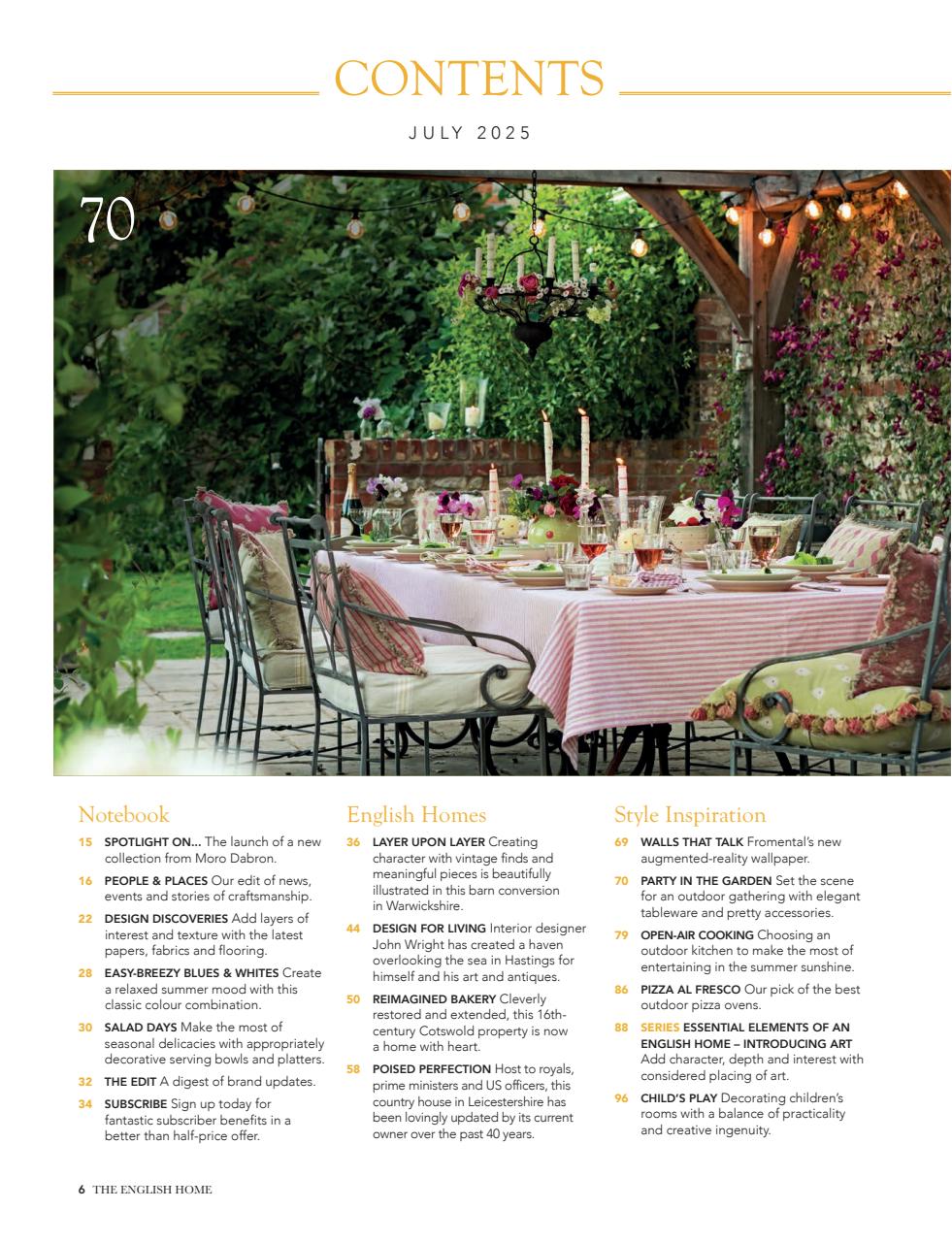 The English Home Preview Pages