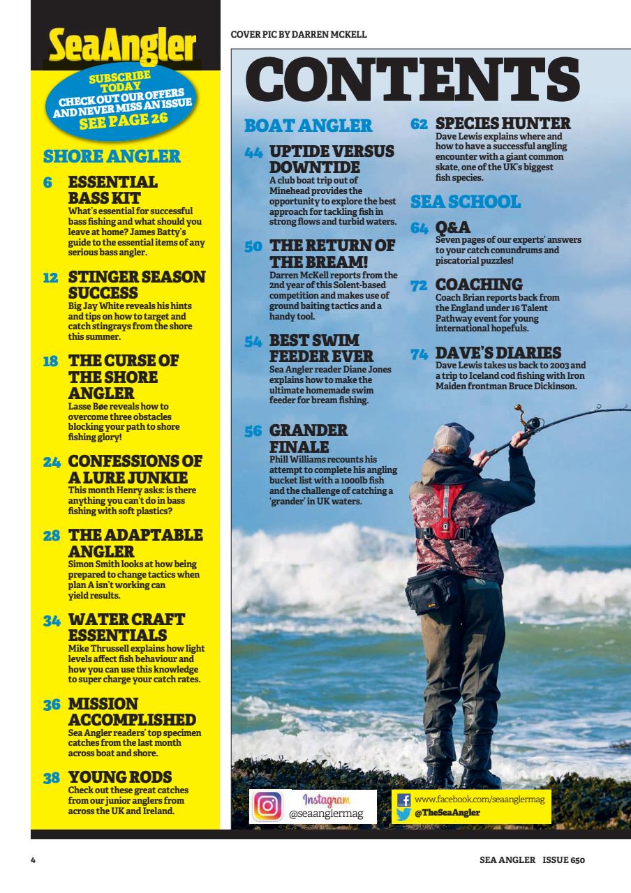 Sea Angler Preview Pages