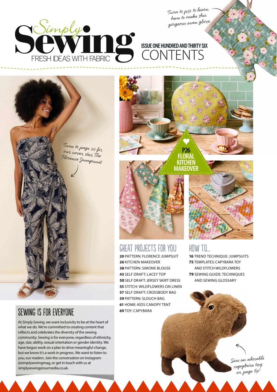 Simply Sewing Preview Pages