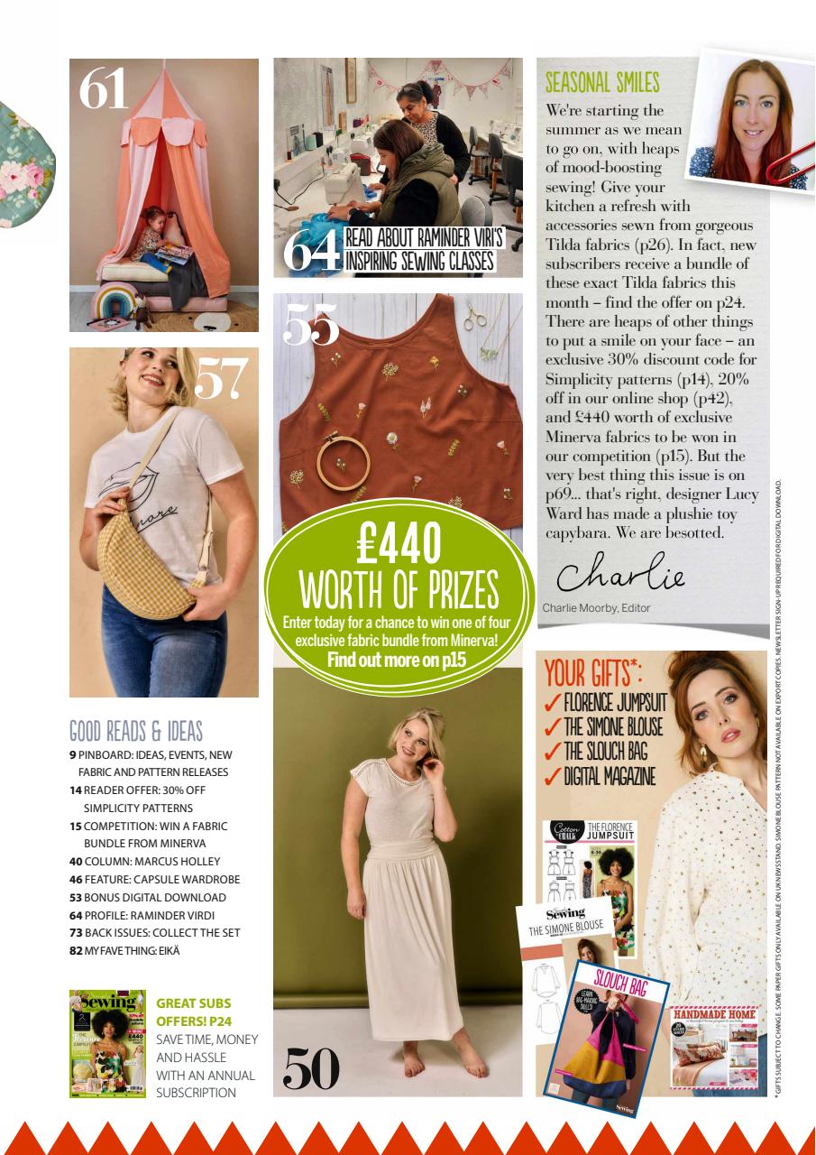 Simply Sewing Preview Pages