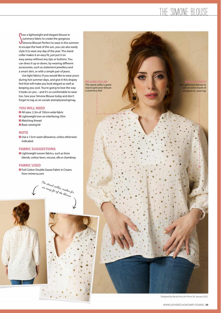 Simply Sewing Preview Pages