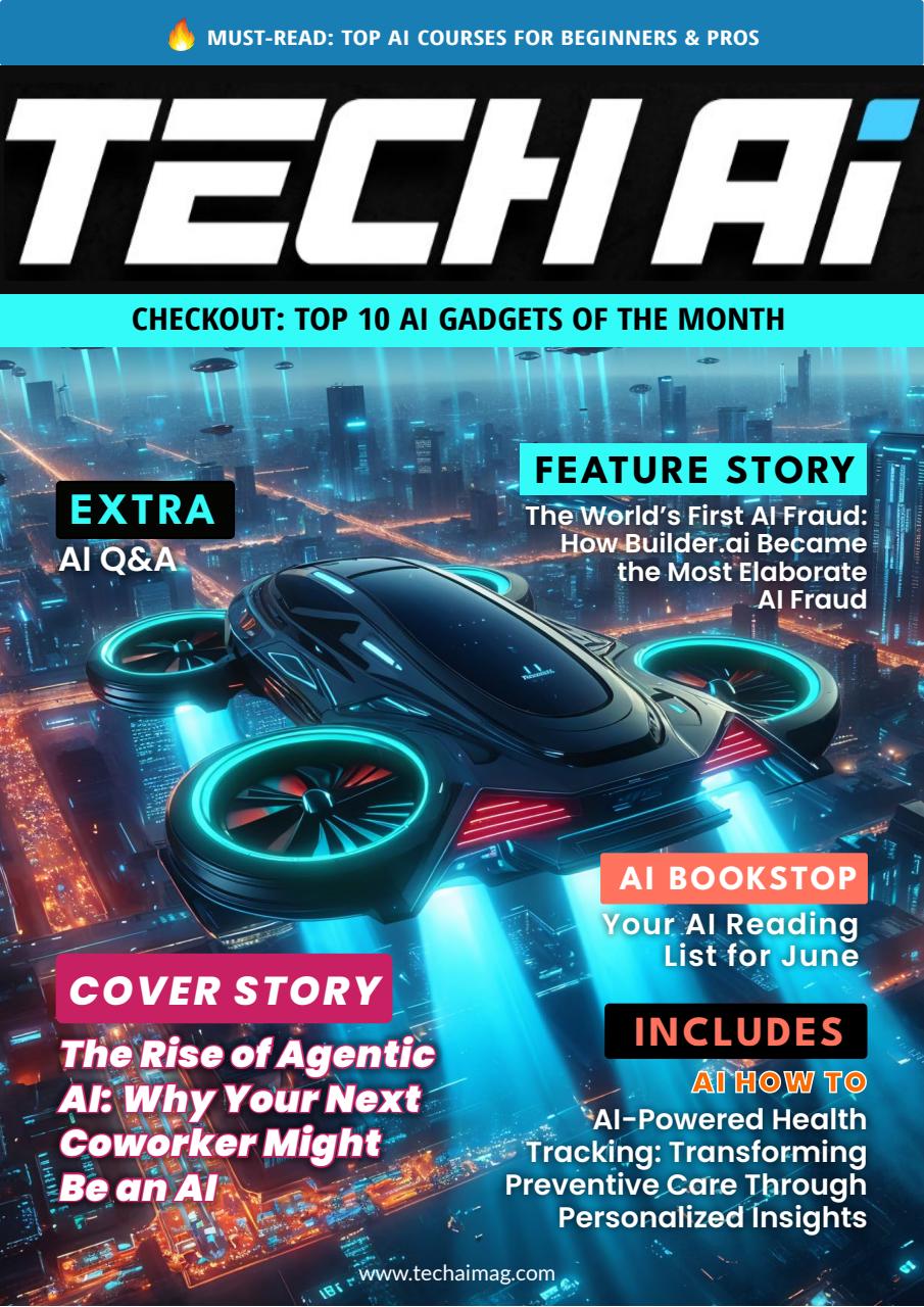 Tech AI Magazine Preview Pages
