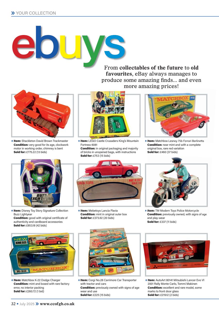 Collectors Gazette Preview Pages