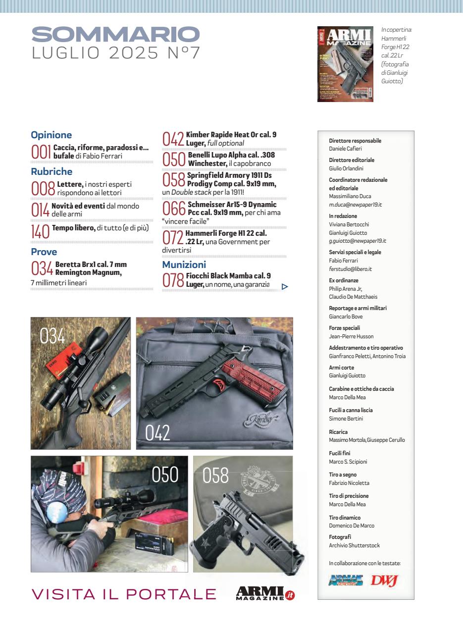 ARMI MAGAZINE Preview Pages