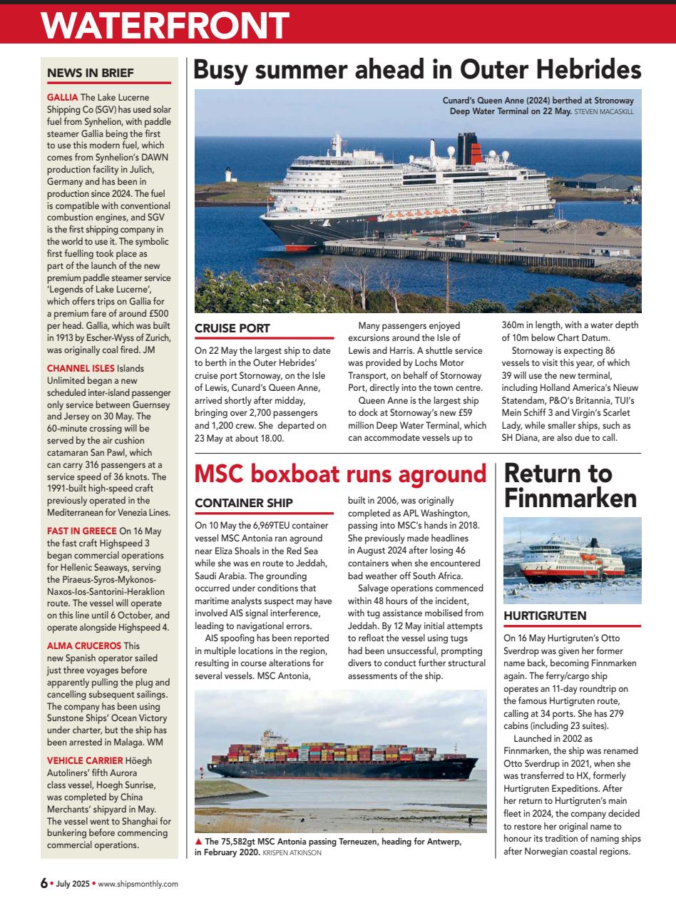 Ships Monthly Preview Pages