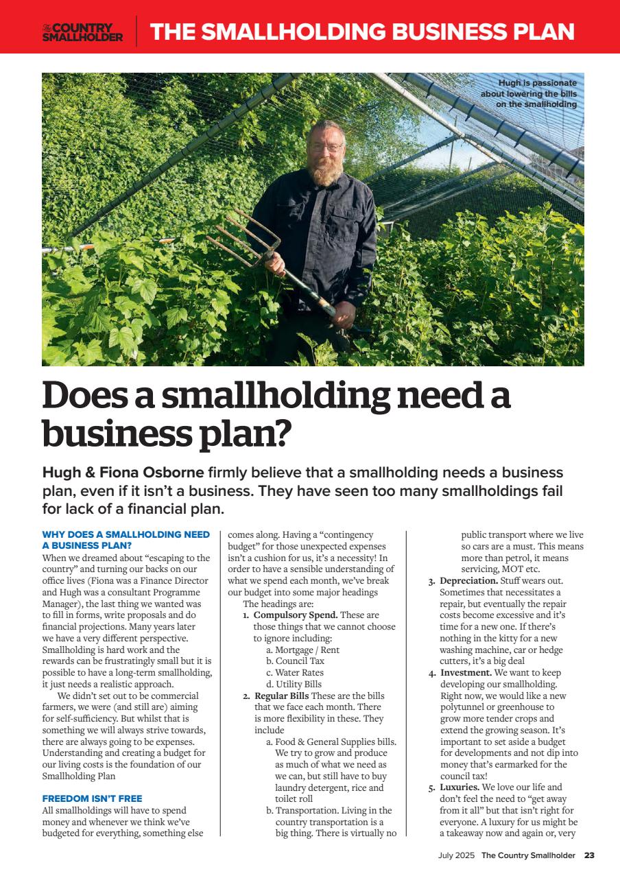 The Country Smallholder Preview Pages