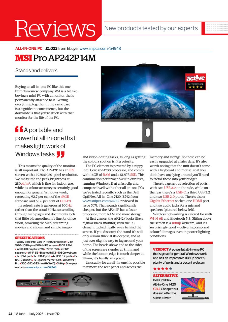 Computer Active Preview Pages