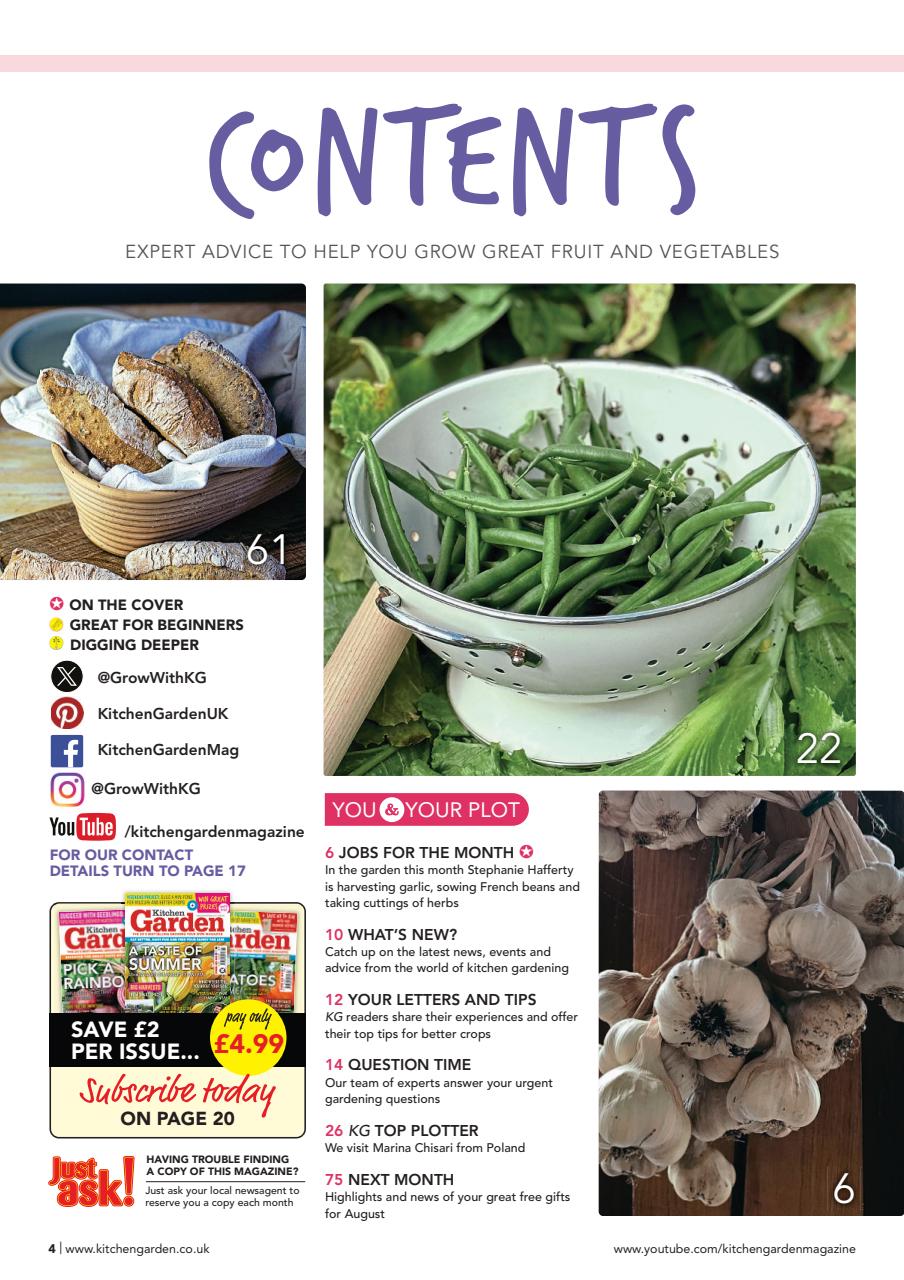 Kitchen Garden Magazine Preview Pages