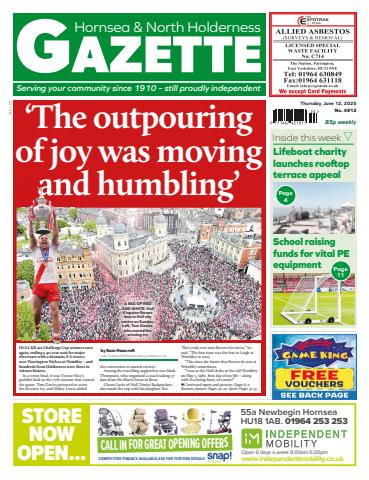 The Holderness & Hornsea Gazette issue Hornsea Gazette June 12, 2025