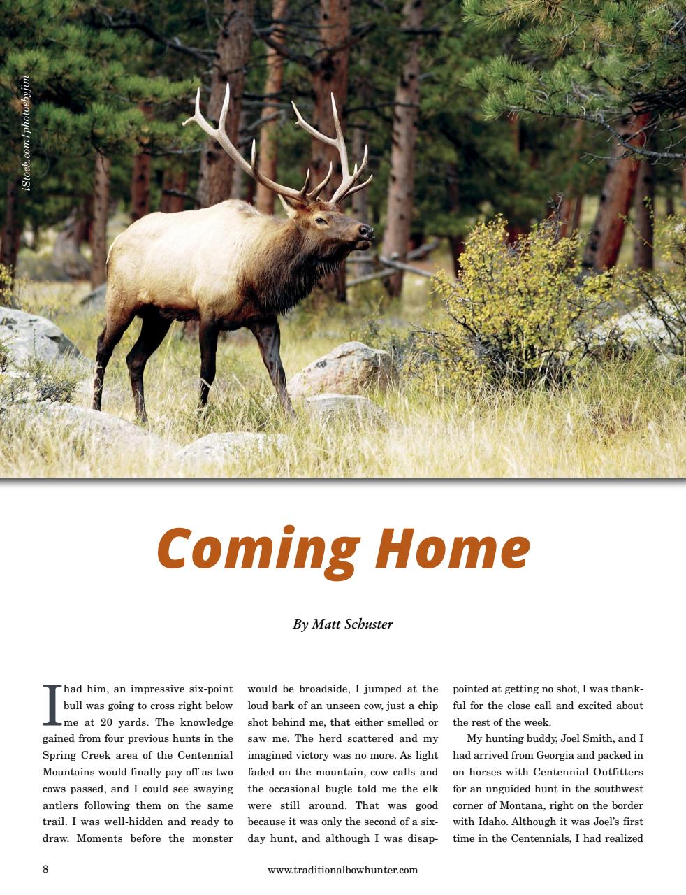 Traditional Bowhunter Magazine Preview Pages