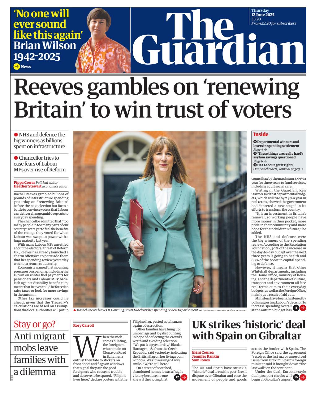 The Guardian Newspaper Preview Pages