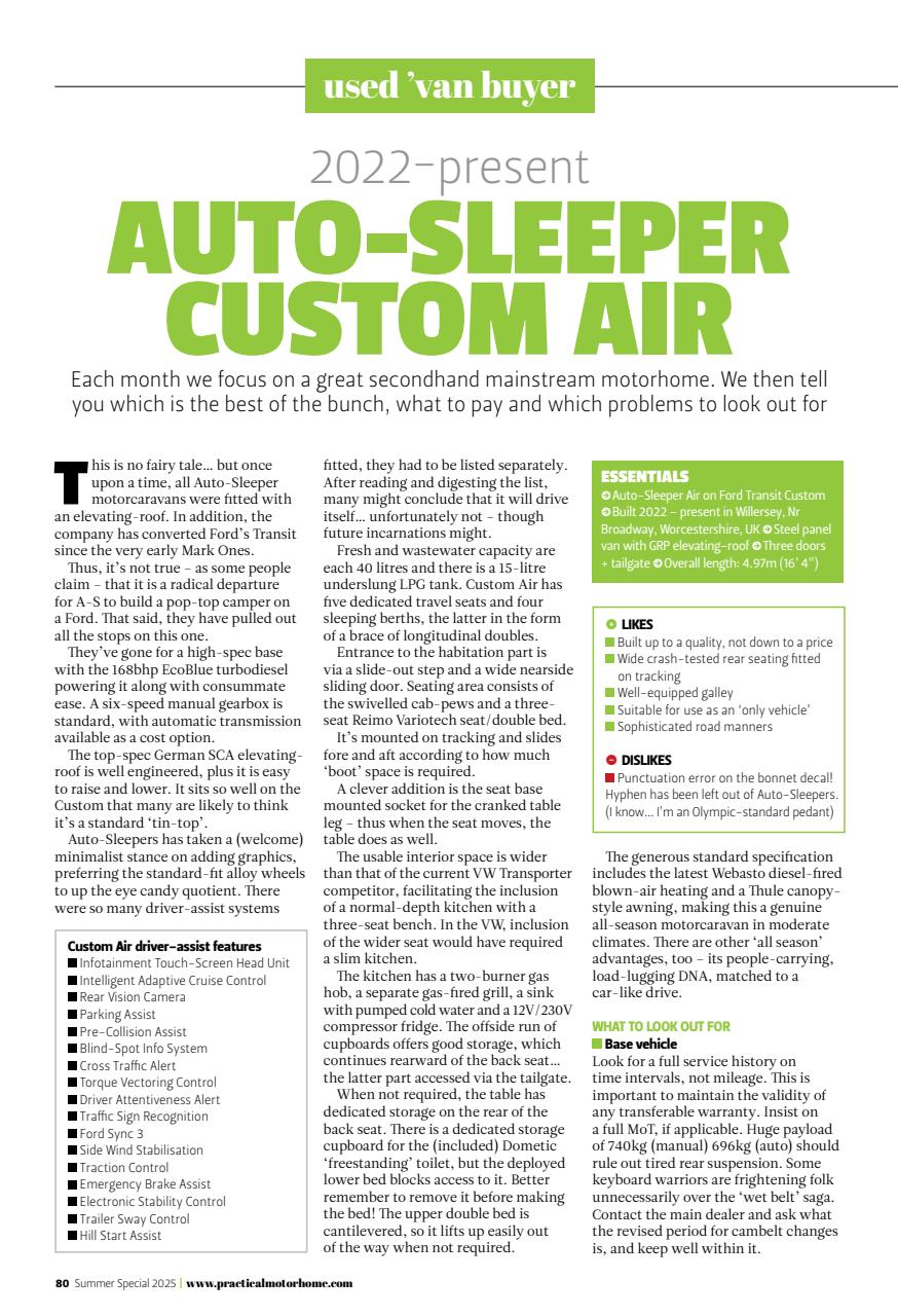 Practical Motorhome Preview Pages