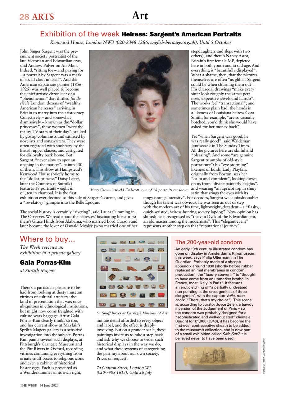 The Week Preview Pages