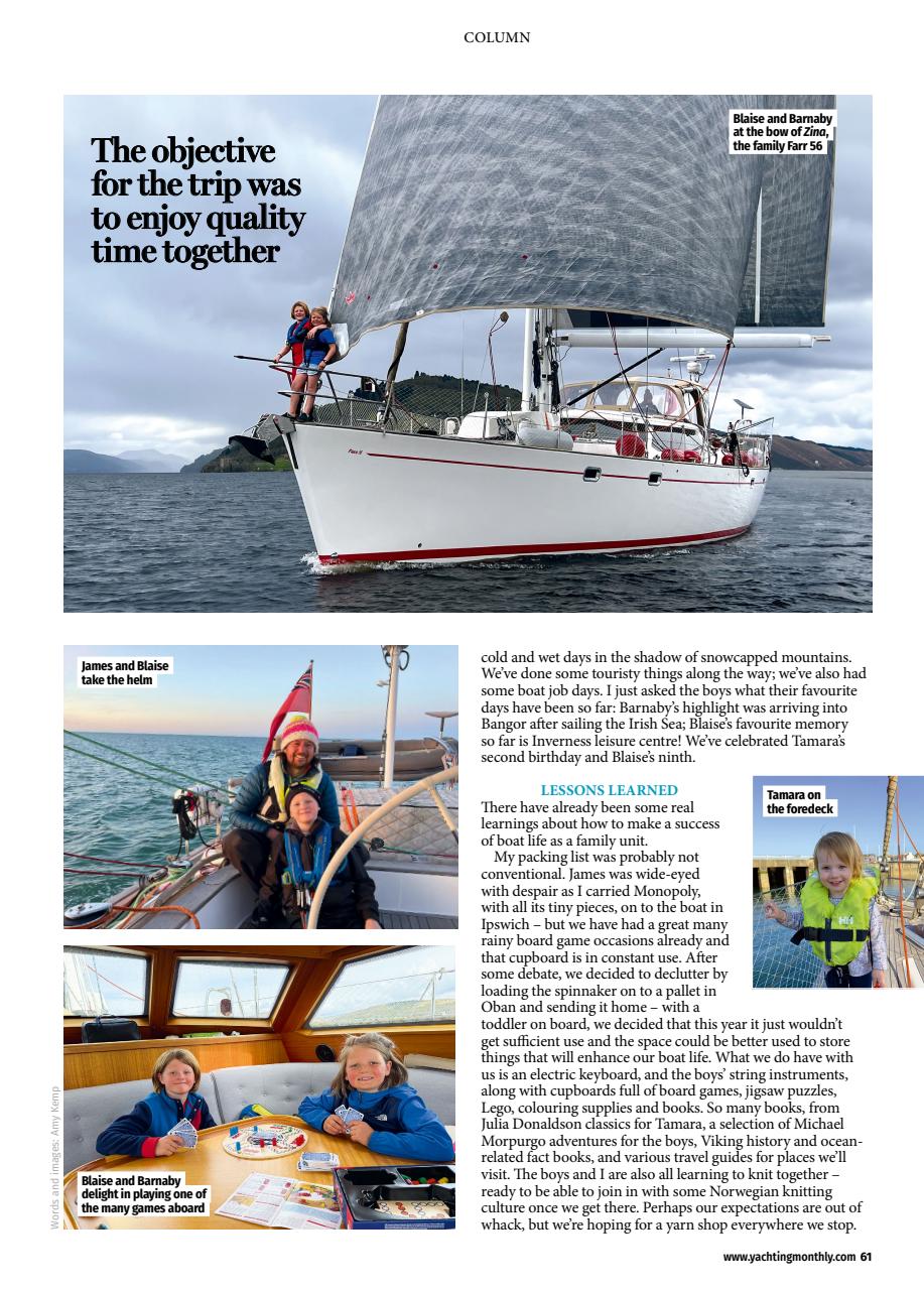 Yachting Monthly Preview Pages