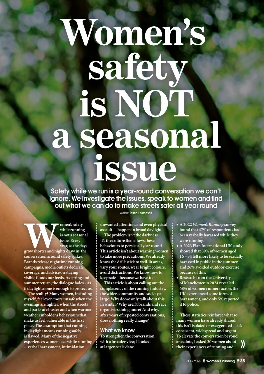 Women’s Running Preview Pages