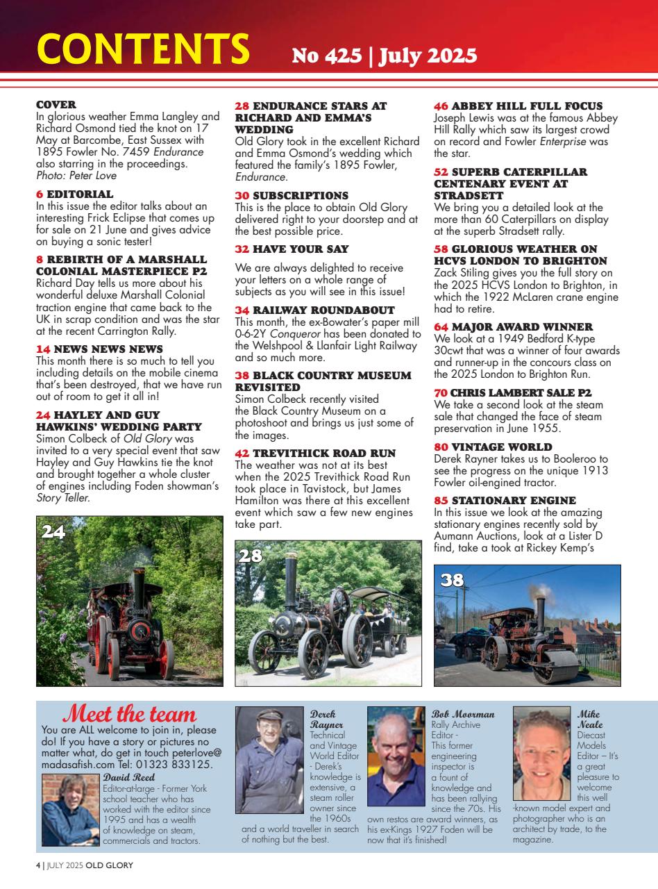 Old Glory Magazine Preview Pages