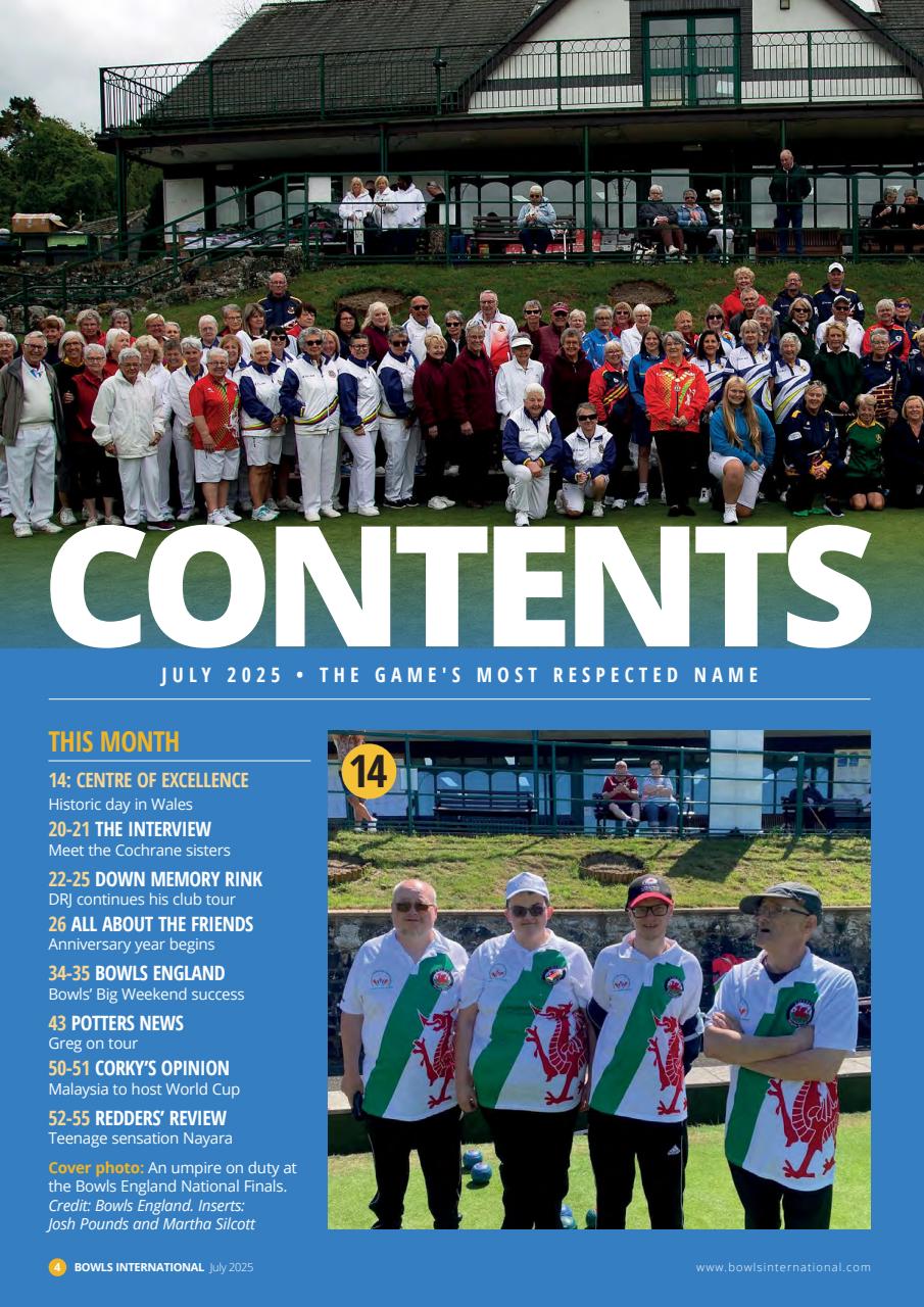 Bowls International Preview Pages