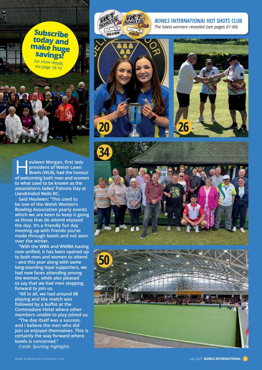 Bowls International Preview Pages