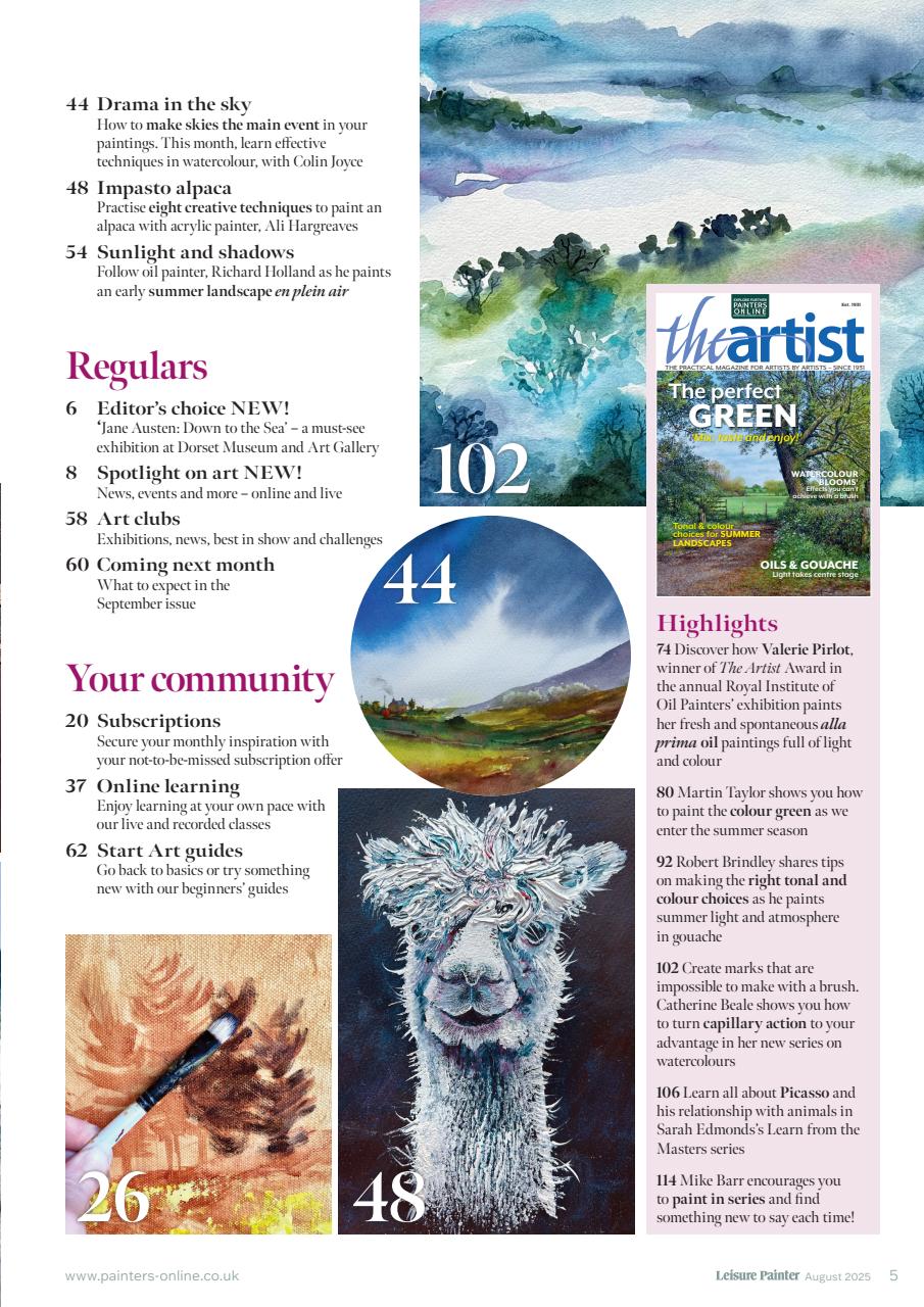 Leisure Painter & The Artist Preview Pages