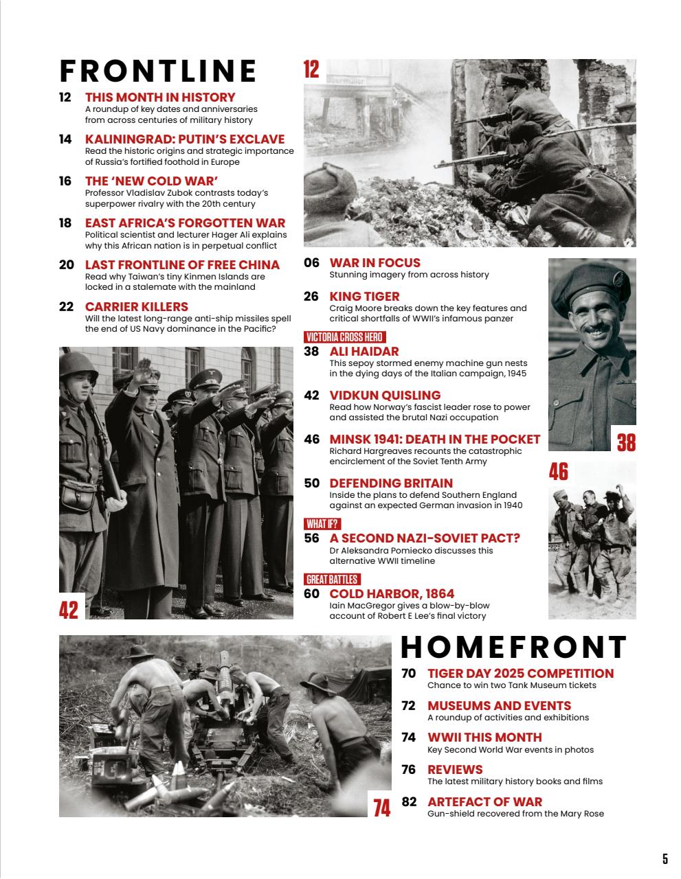 History of War Preview Pages
